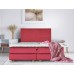 Pat boxspring Saint Moritz, tapiterie linii, inaltime capat pat 140 cm, saltea inclusa, fara topper